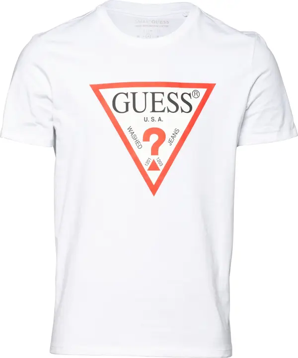 GUESS GUESS Majica  crvena / crna / bijela