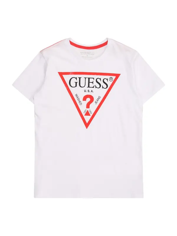 GUESS GUESS Majica  crvena / crna / bijela