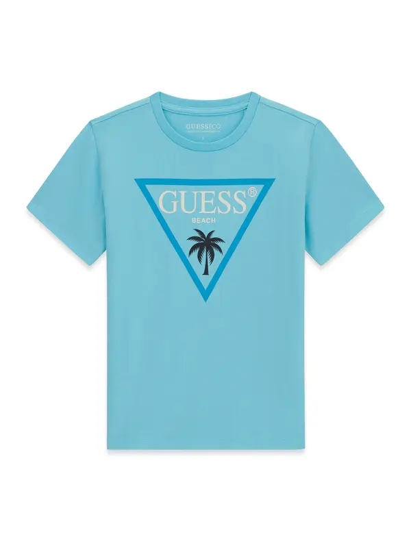 GUESS GUESS Majica 'MINIME'  plava / svijetloplava / bijela