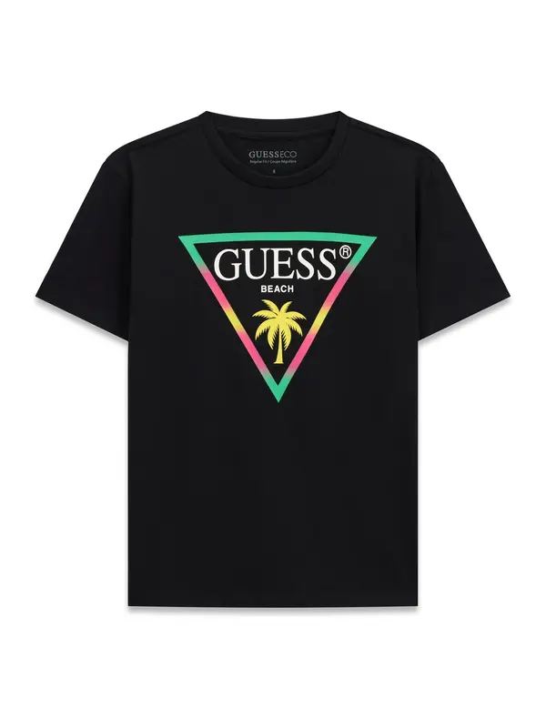 GUESS GUESS Majica 'MINIME'  tirkiz / žuta / roza / crna