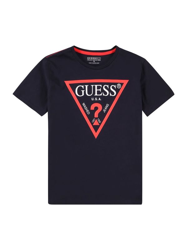 GUESS GUESS Majica  morsko plava / crvena / bijela