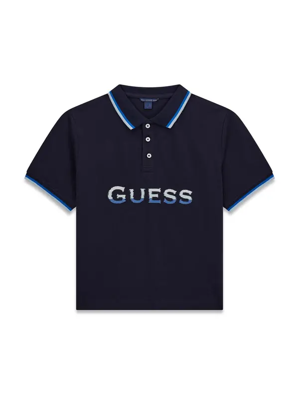 GUESS GUESS Majica  morsko plava / kraljevsko plava / pastelno plava