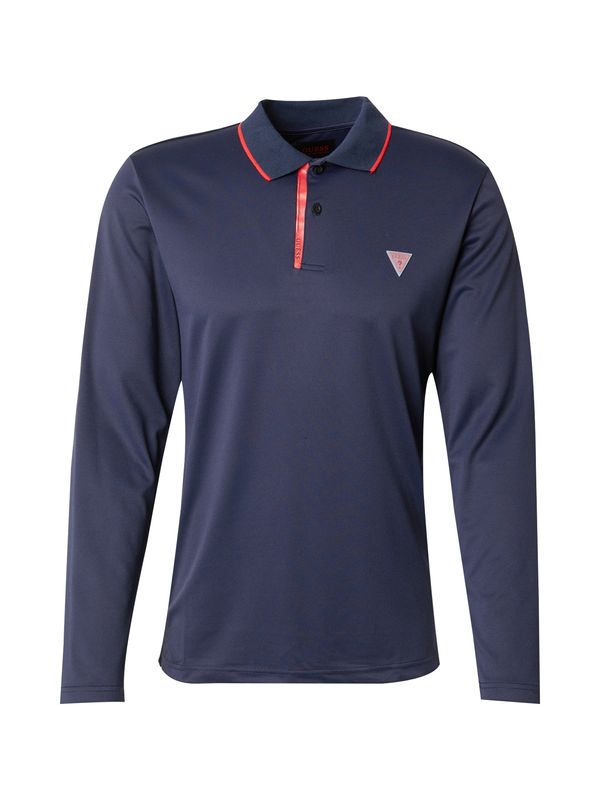 GUESS GUESS Majica  morsko plava / krvavo crvena