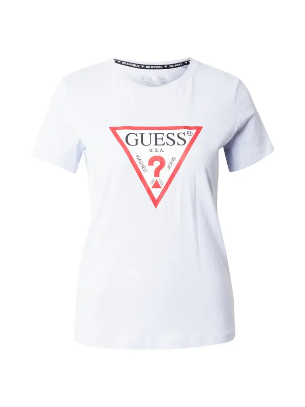 GUESS GUESS Majica  pastelno plava / crvena / crna / bijela