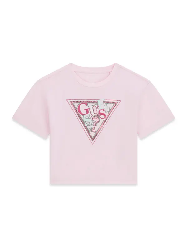GUESS GUESS Majica  pastelno plava / roza / roza