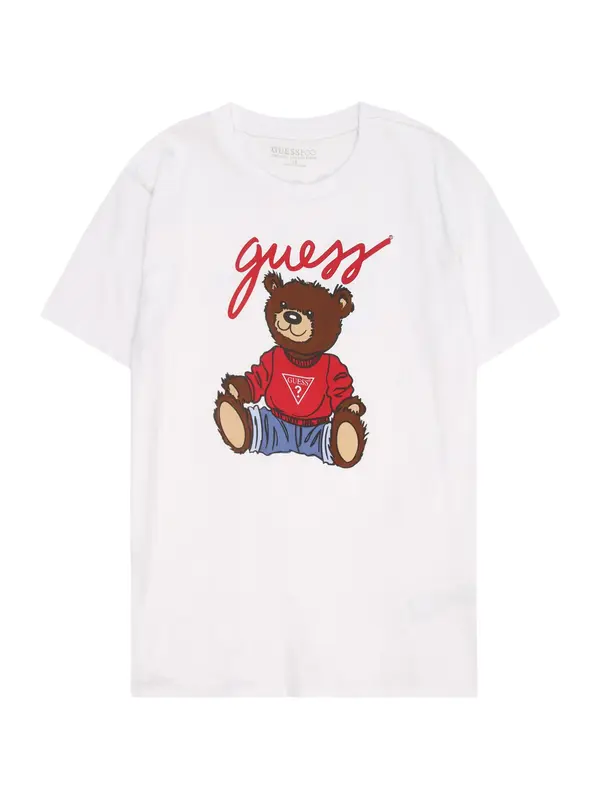 GUESS GUESS Majica  plava / smeđa / crvena / bijela