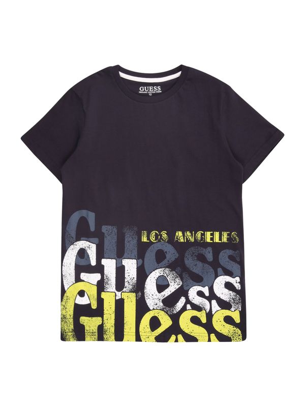 GUESS GUESS Majica  plava / tamno plava / kivi zelena / bijela