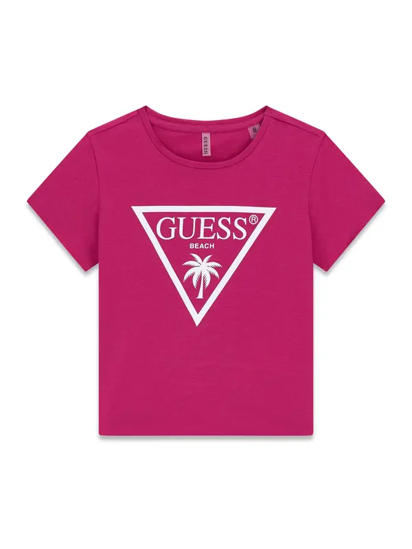 GUESS GUESS Majica  roza / bijela