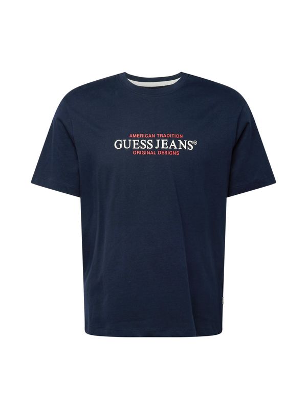 GUESS GUESS Majica  tamno plava / crvena / bijela