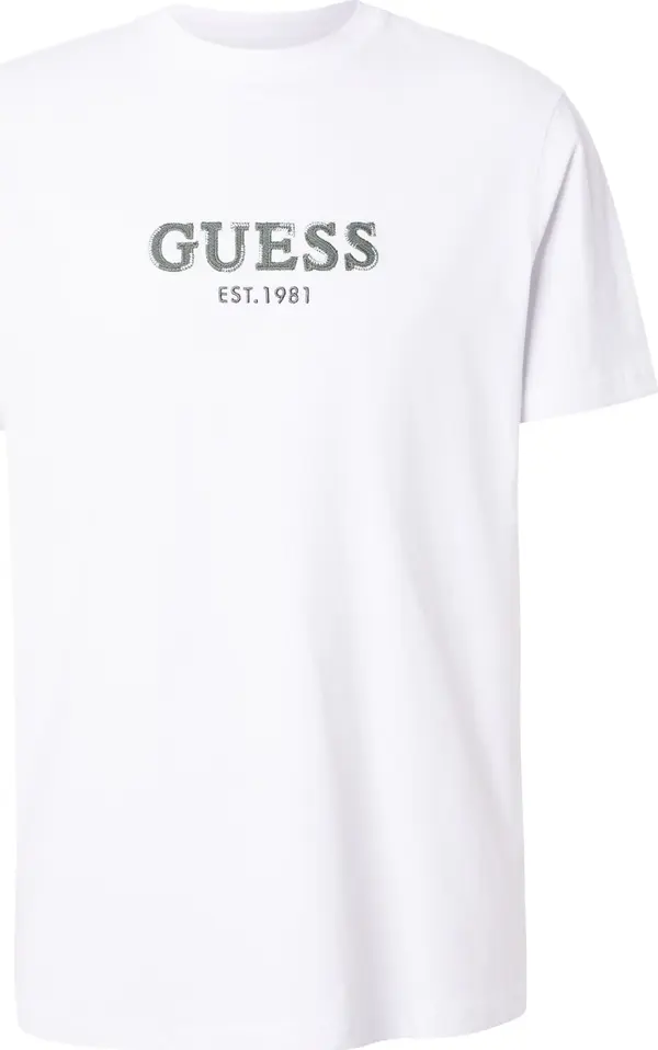 GUESS GUESS Majica  zelena / bijela