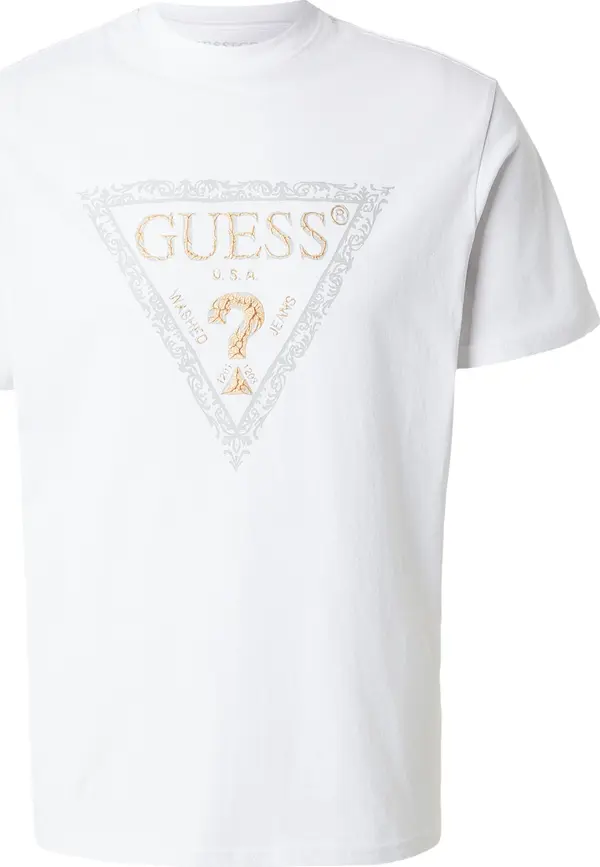 GUESS GUESS Majica  zlatna / siva / bijela