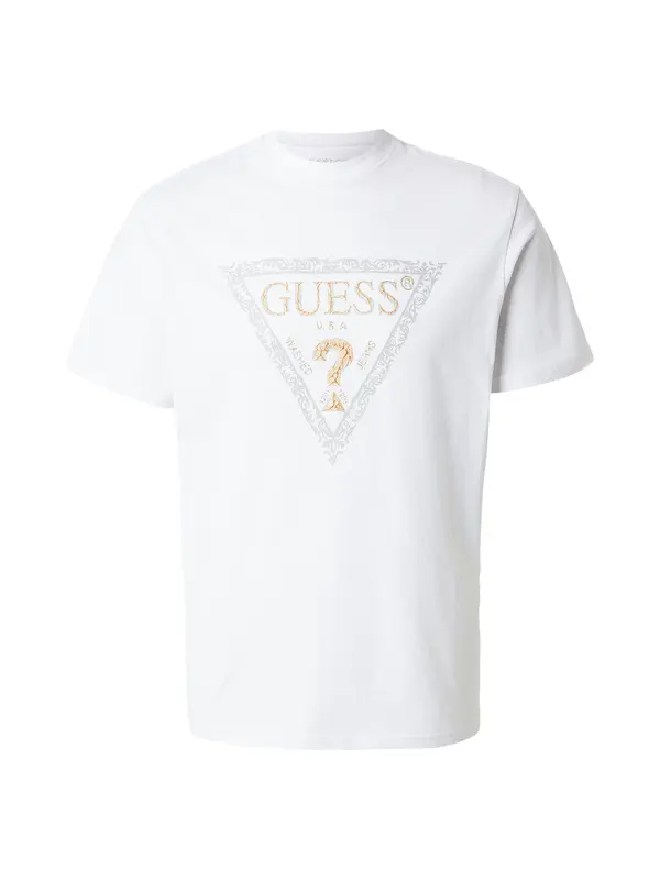 GUESS GUESS Majica  zlatna / siva / bijela