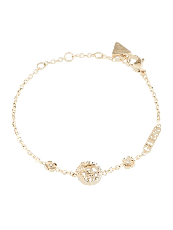 GUESS GUESS Narukvica  zlatna / prozirna