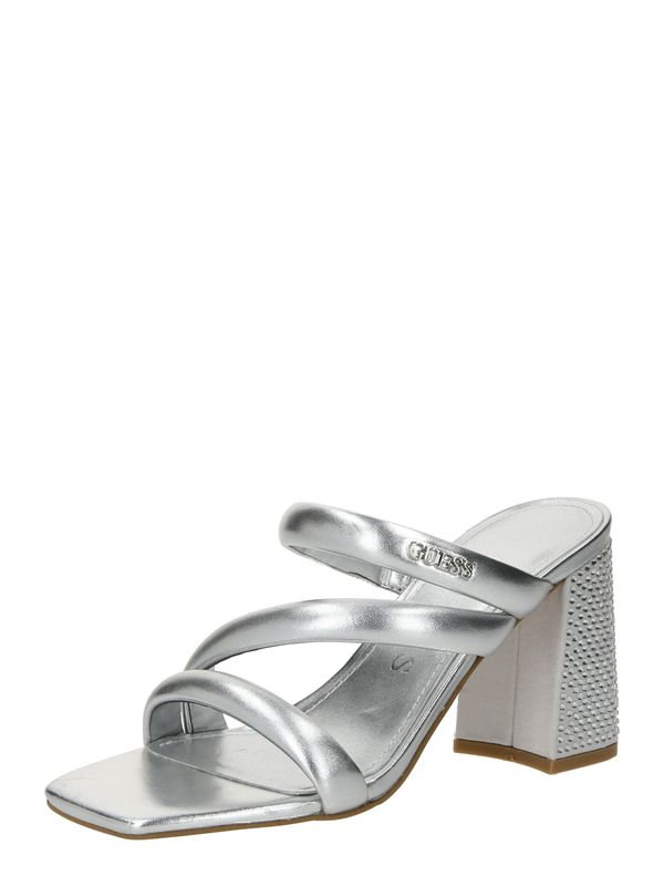 GUESS GUESS Natikače s potpeticom 'GANAE'  srebro