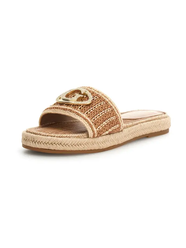 GUESS GUESS Natikače s potpeticom 'Kaylis'  bež / boja devine dlake (camel)