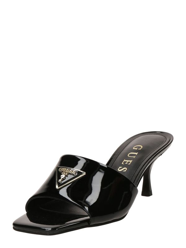 GUESS GUESS Natikače s potpeticom 'LUSINE'  zlatna / crna