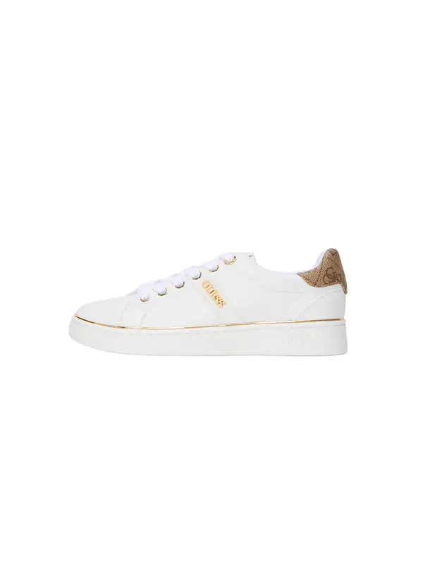 GUESS GUESS Niske tenisice 'BRITZ'  cappuccino / zlatna / bijela