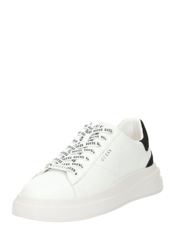 GUESS GUESS Niske tenisice 'ELBA'  crna / bijela