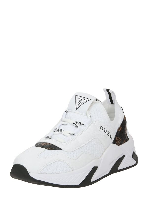 GUESS GUESS Niske tenisice 'GENIVER2'  smeđa / crna / bijela