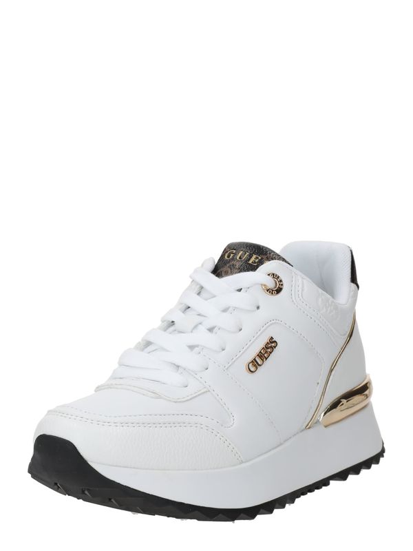 GUESS GUESS Niske tenisice 'Kaddy'  zlatna / crna / bijela