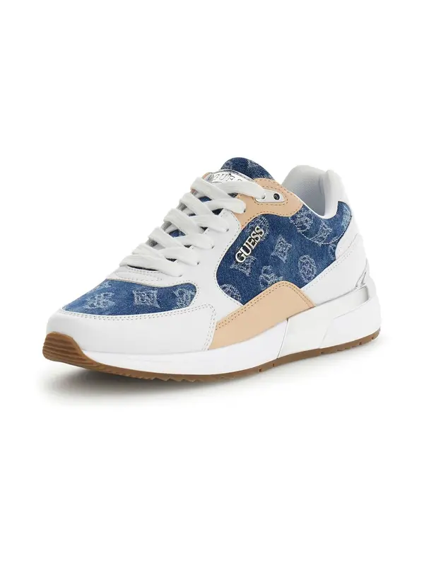 GUESS GUESS Niske tenisice 'Moxea20'  boja devine dlake (camel) / plavi traper / bijela