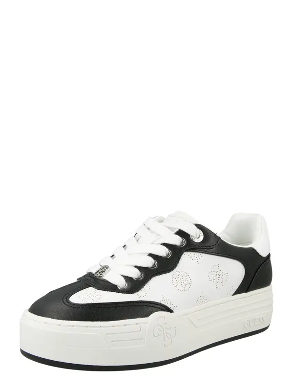 GUESS GUESS Niske tenisice 'SWOLE3'  crna / bijela
