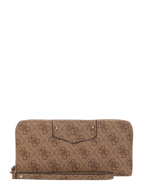 GUESS GUESS Novčanik 'ECO BRENTON'  svijetlosmeđa / tamno smeđa