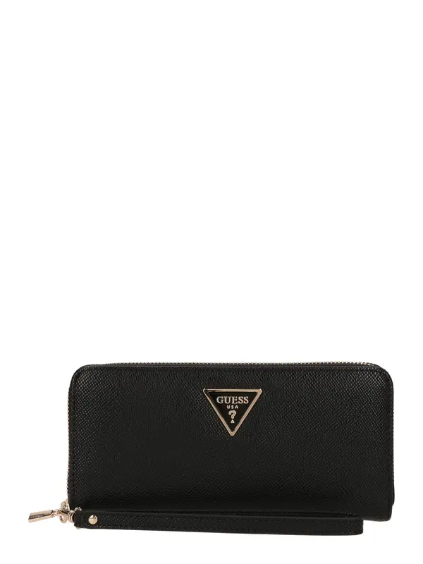 GUESS GUESS Novčanik 'LAUREL II SLG LARGE ZIP AROUND'  crna