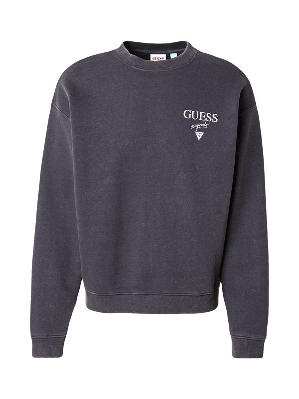 GUESS Originals GUESS Originals Sweater majica 'BAKER'  indigo / bijela