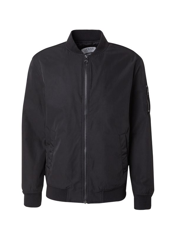 GUESS GUESS Prijelazna jakna  crna