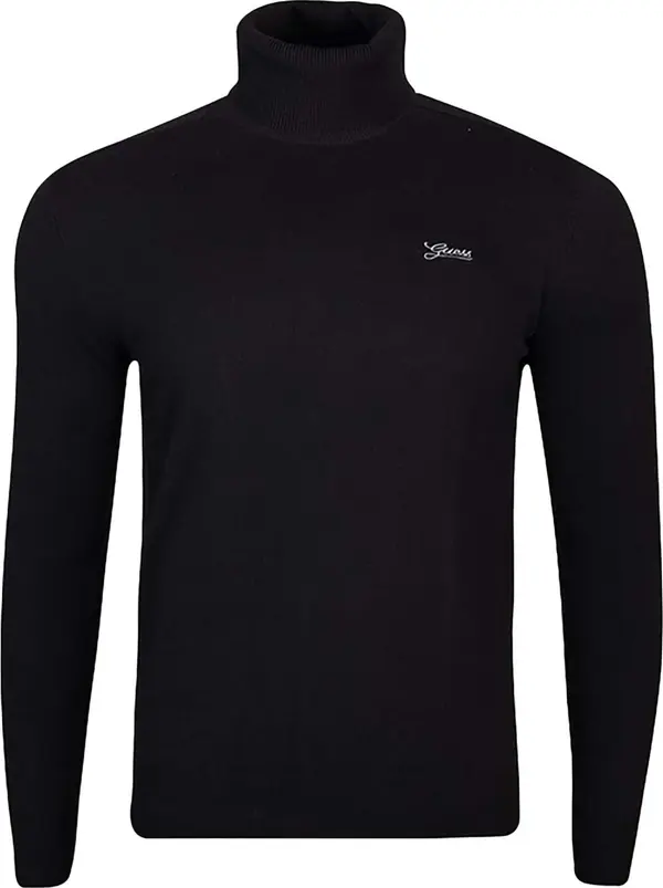 GUESS GUESS Pulover 'Aaron'  crna / bijela