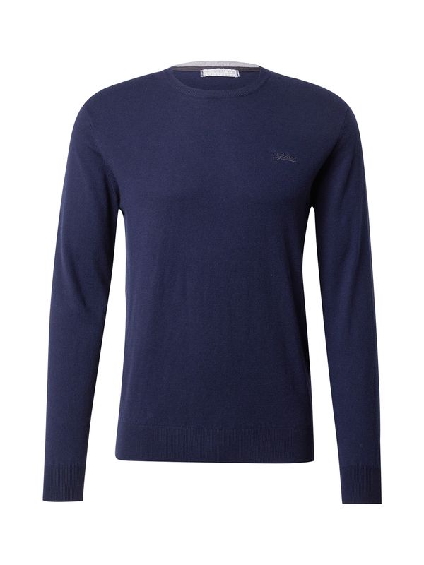 GUESS GUESS Pulover 'FERDINAND'  morsko plava