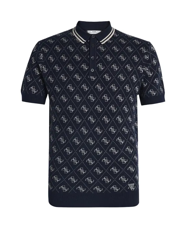 GUESS GUESS Pulover 'Marlin'  mornarsko plava / bijela