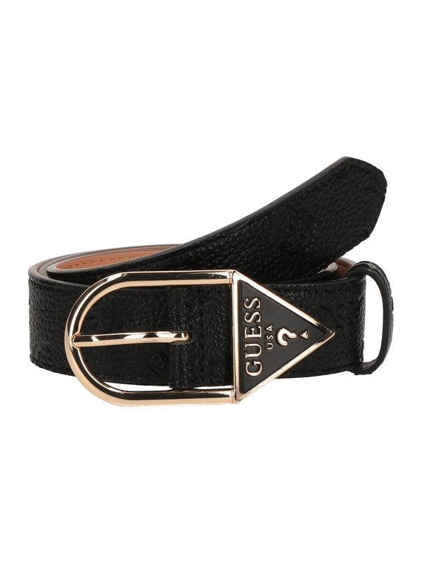 GUESS GUESS Remen 'CRESIDIA'  zlatna / crna