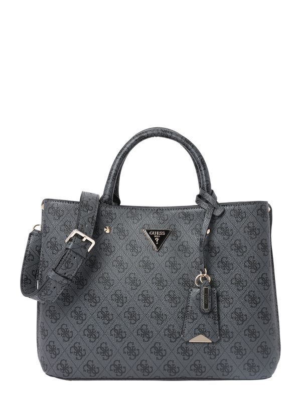 GUESS GUESS Ručna torbica 'Meridian'  siva / crna