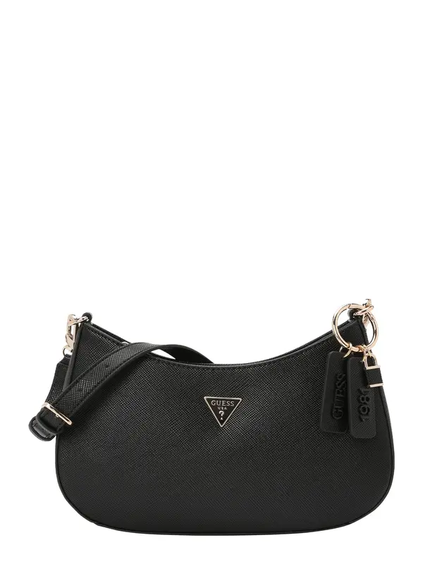GUESS GUESS Ručna torbica 'NOELLE II TOP ZIP SHOULDER BAG'  crna