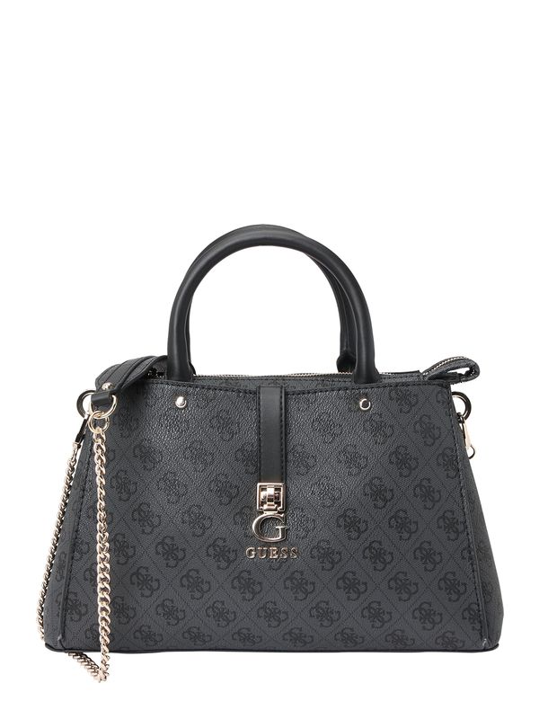 GUESS GUESS Ručna torbica 'ZAMIRA'  tamo siva / crna