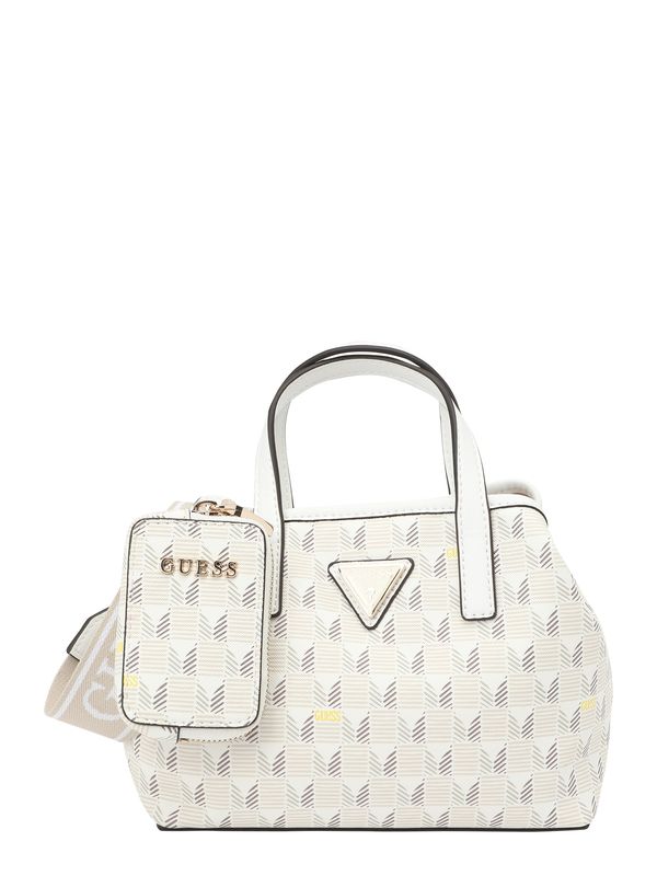 GUESS GUESS Ručna torbica  zlatna / taupe siva / bijela