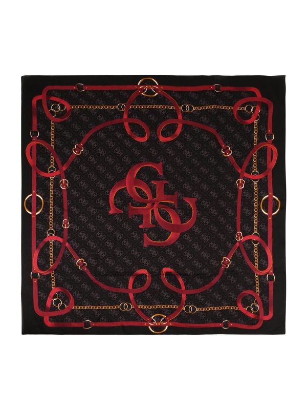 GUESS GUESS Ručnik  narančasto žuta / vatreno crvena / crna