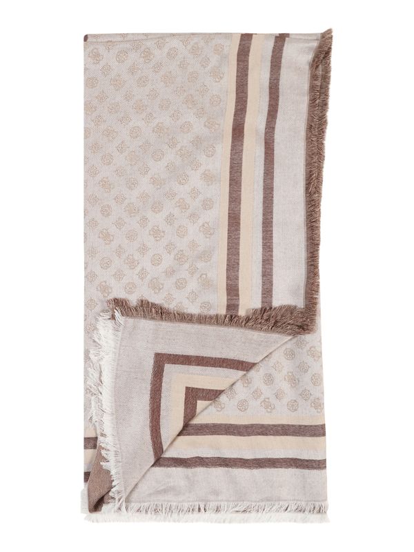 GUESS GUESS Ručnik  smeđa / cappuccino / taupe siva / bijela