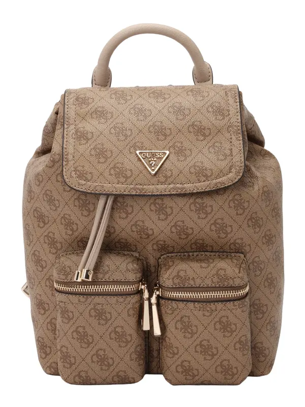 GUESS GUESS Ruksak 'MANHATTAN II FLAP BACKPACK'  bež / svijetlosmeđa