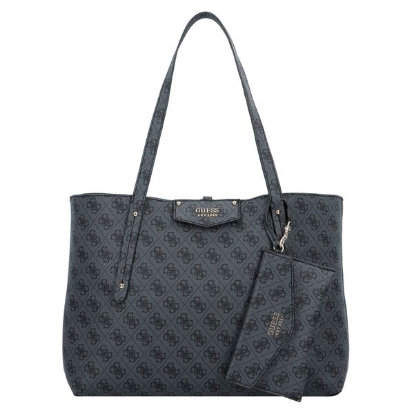 GUESS GUESS Shopper torba 'Eco Brenton'  zlatna / antracit siva / grafit siva