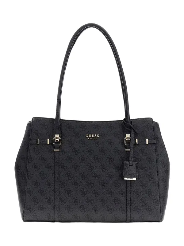 GUESS GUESS Shopper torba 'Leona'  antracit siva / grafit siva