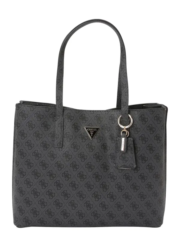 GUESS GUESS Shopper torba 'MERIDIAN II GIRLFRIEND TOTE'  tamo siva / crna
