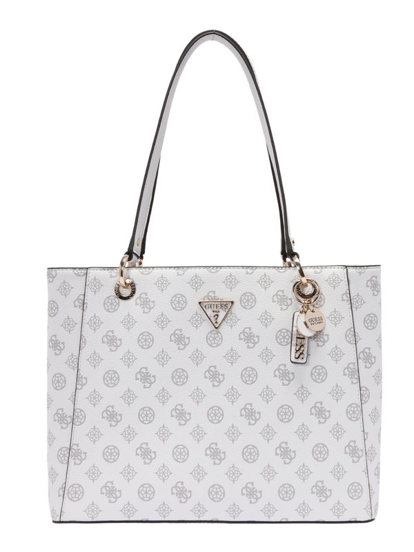 GUESS GUESS Shopper torba 'NOELLE'  svijetlosiva / bijela