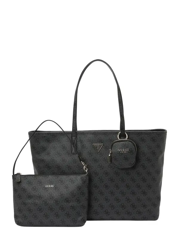 GUESS GUESS Shopper torba 'POWER PLAY II LARGE TECH TOTE'  antracit siva / tamo siva