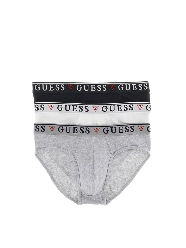 GUESS GUESS Slip 'BRIAN HERO'  svijetlosiva / crvena / crna / bijela