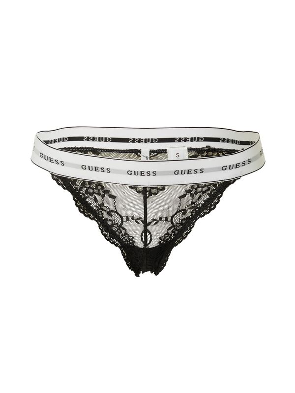 GUESS GUESS Slip  crna / bijela