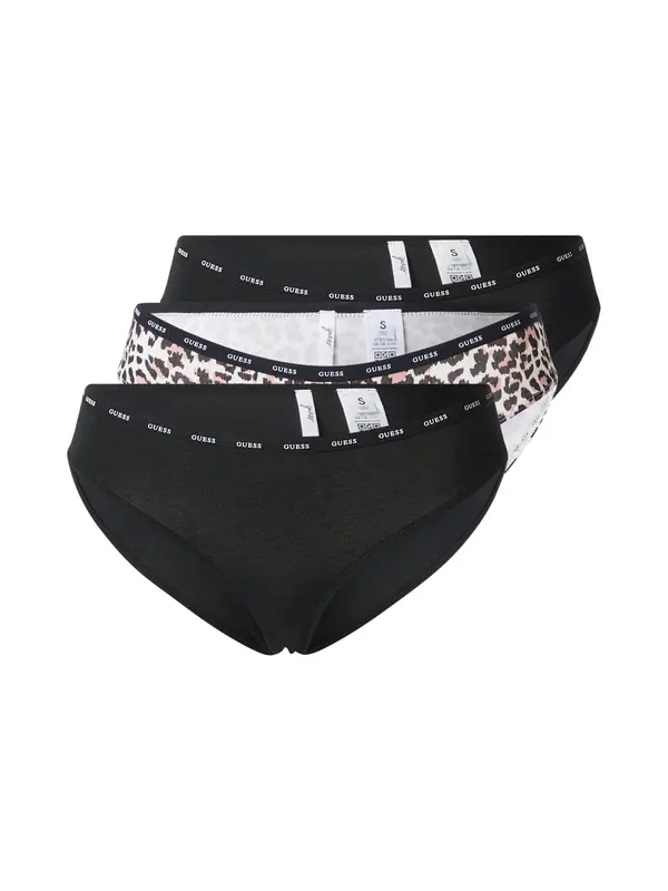 GUESS GUESS Slip  ecru/prljavo bijela / tamno smeđa / roza / crna