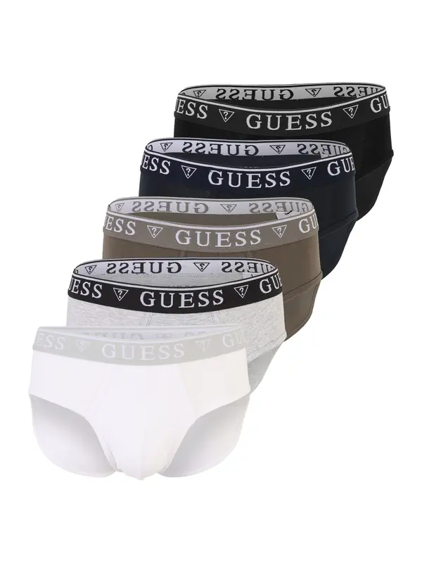 GUESS GUESS Slip  tamno plava / svijetlosiva / crna / bijela